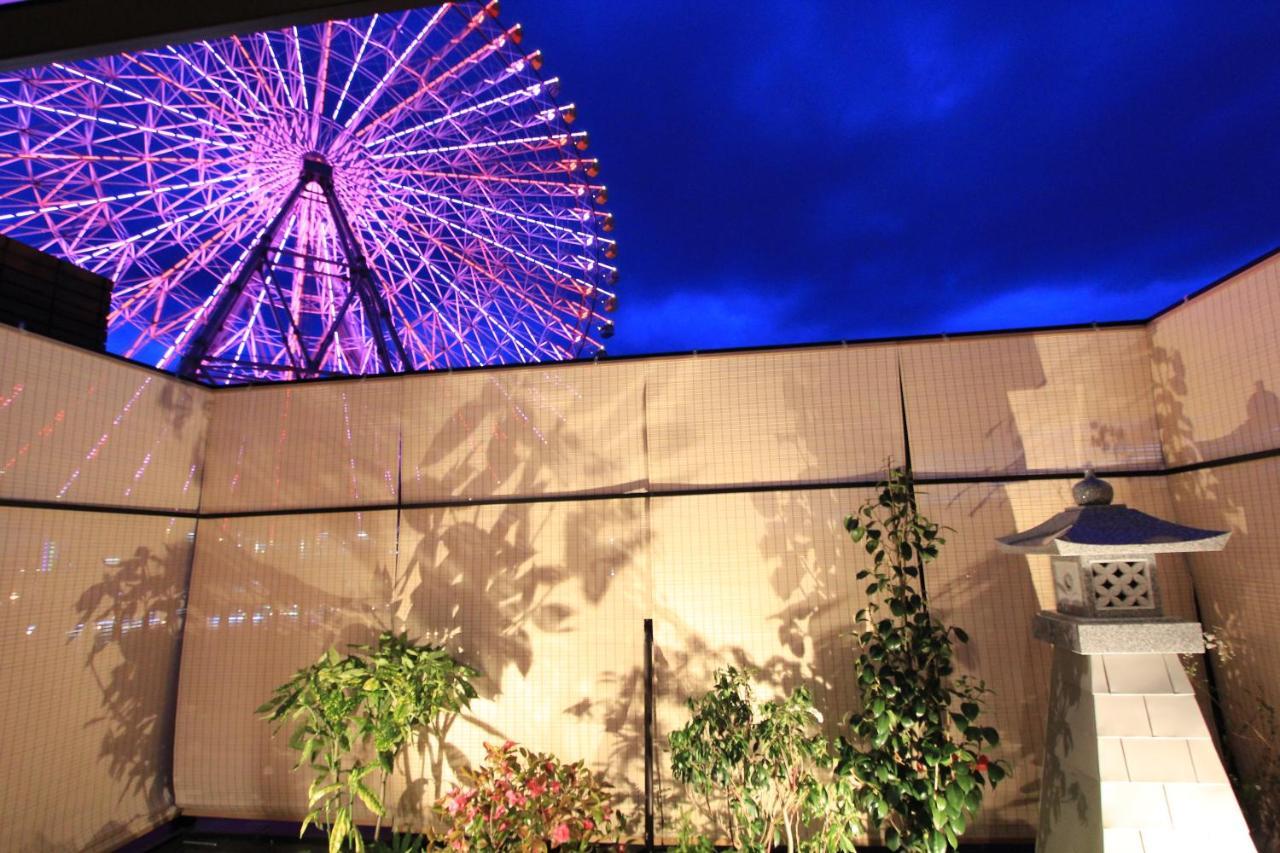 Konjakuso Osaka Tempozan "Ikesu" Projection M Apping Spa Konjakuso Osaka Tempozan "Takadoro" Wheel View Экстерьер фото